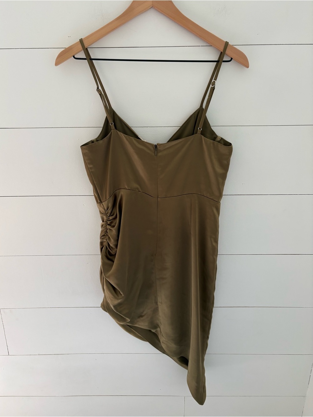 Camila Coelho Lorena Midi Dress in Olive Green - Picture 3 of 12